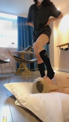 【禾末】深喉人体蜡烛台-坐脸窒息 G-210805-27