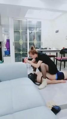 【沈阳梦蝶女王】情侣主-家奴伺候不好的下场 G-210808-39