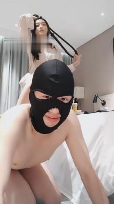 【莫瑶大大】御姐小白鞋短袜羞辱狗 G-210809-4