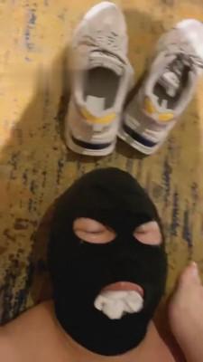 【弯弯小阿姨】强迫吞咽圣水原味棉袜 G-210816-12