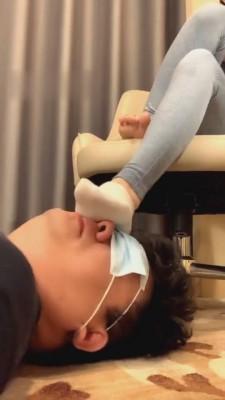 【绘子sama】沉浸式原味棉袜裸足羞辱 bf449