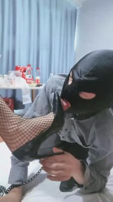 【心竹小殿下】网袜耳光调教下贱奴才 bf447