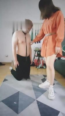 【冰沫】诱骗邻居学生过来做狗【上】 bf444