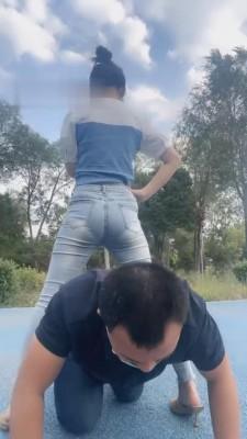 【思诺】户外遛狗公开处刑 bf451