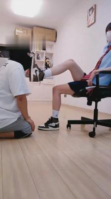 【暴力美学】AJ脏鞋原味白袜羞辱 G-210824-16