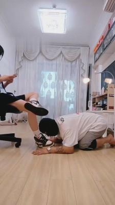 【暴力美学】AJ脏鞋原味白袜羞辱 G-210824-16