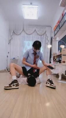 【暴力美学】AJ脏鞋原味白袜羞辱 G-210824-16