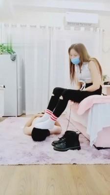 【余香】臭白棉袜深喉羞辱 G-210825-13