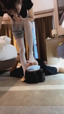 【阿月】舞蹈服首次坐脸/转胯/磕头 bf635