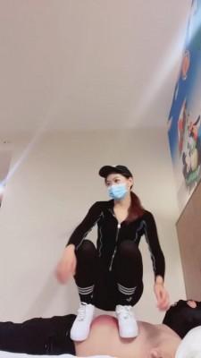 【虞姬】没钱狗子面试地毯多双鞋子踩踏 G-210816-33