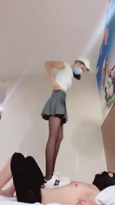 【虞姬】没钱狗子面试地毯多双鞋子踩踏 G-210816-33