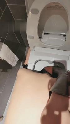 【禾末】白棉袜泡水喝-狗头刷马桶 G-210817-28