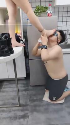 【00后软软】大学生S短靴原味白棉袜羞辱 G-210822-4