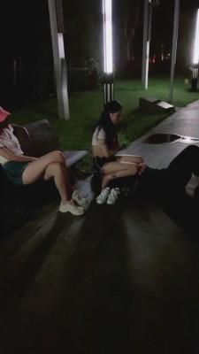 【诺曦】推荐!夜跑完直接和素人闺蜜原味调狗 G-210822-7