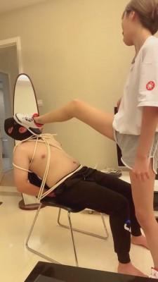 【汐月】双S-捆绑殴打-无处可逃的虐待 G-210822-22