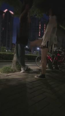 【时安】户外马路暴打虐待踢打踩踏 bf15449