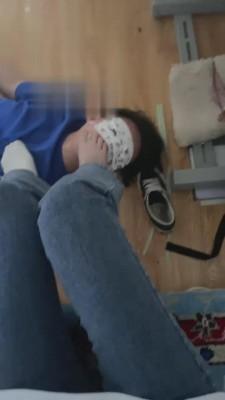 【高颜情侣s】白棉袜踩踏脚奴 bf15745