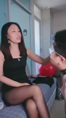 【心竹】原味黑丝调恋足狗 bf15905