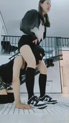 【一茶】学生S过膝袜羞辱班主任 bf16034