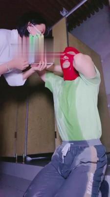 【美离子】公共场所强制喝圣水 bf16222