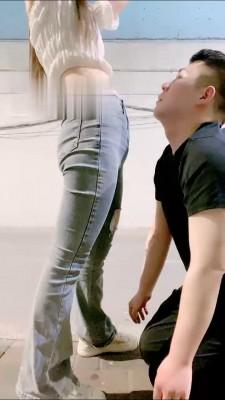 【领主老大】户外路人围观我调狗 bf16414