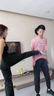 【麋鹿银儿】小祖宗辣妈跆拳道首播 bf16476