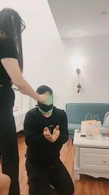 【香香小公举】和素人表姐玩狗-鞭打/脚喂食酸奶 bf20238