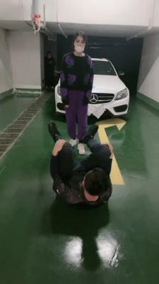 【辣妈】停车场暴力刑虐醉汉 bf20700