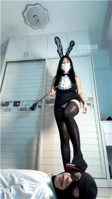 【甜恬】兔女郎-黑丝高跟诱惑虐 JS251127-26