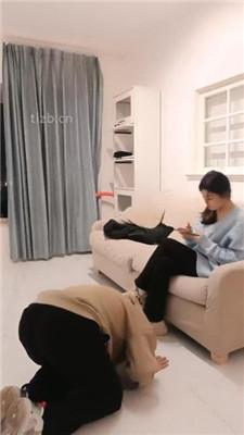 【小S】姐姐是女王系列-对运动鞋白袜犯贱