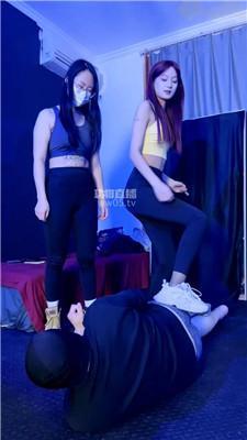 【Da猫】带素人闺蜜体验玩狗的乐趣 JS251114-7