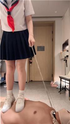 【黑心兔】日系小主白袜虐杀 JS251110-48
