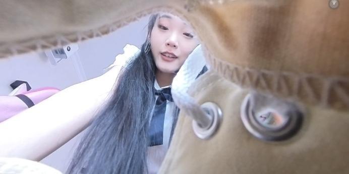 【GTS VR】莫瑶女神GTS这么小人入鞋入袜 JS250612~5