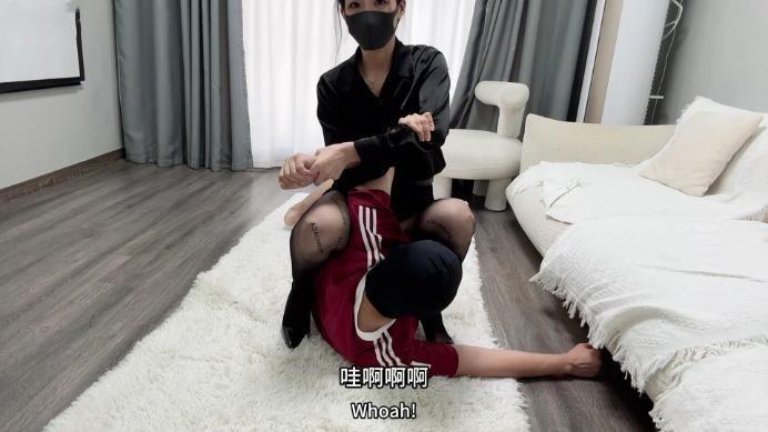 【婉儿】OL黑丝女杀手白丝套头绞杀瑜伽裤 ACYC-4597 【婉儿】OL黑丝女杀手白丝套头绞杀瑜伽裤 ACYC-4597