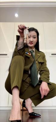 军统制服高跟鞋裸足审问 YC-250520-4