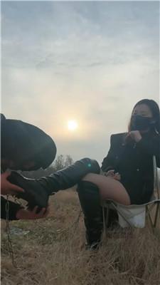 【语阳】户外长靴女神遛狗 JS251207-34