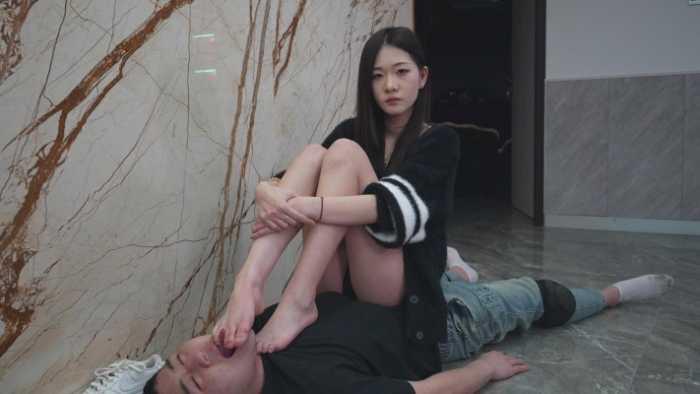 画画S单人50分钟净暴力场 臭到无法呼吸的原味袜子与裸足 YC-250424-7