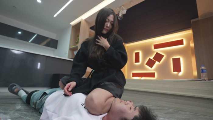 鱼七和小野耳光封顶专场 各种姿势体位 各种花样大耳光 YC-250402-2