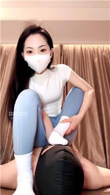 【晚晚】瑜伽裤坐脸-白袜气味辱 bf59421