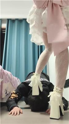 【小歆】洛丽塔S白丝胯下辱 JS260108-15