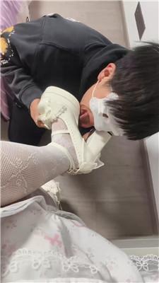 【小歆】洛丽塔S白丝胯下辱 JS260108-15